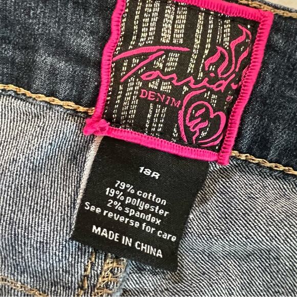Torrid Denim Dark Wash skinny Jean size 18R - Picture 4 of 13